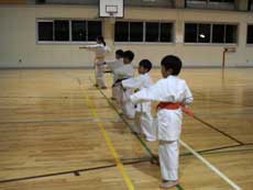 富樫小学校の基本稽古